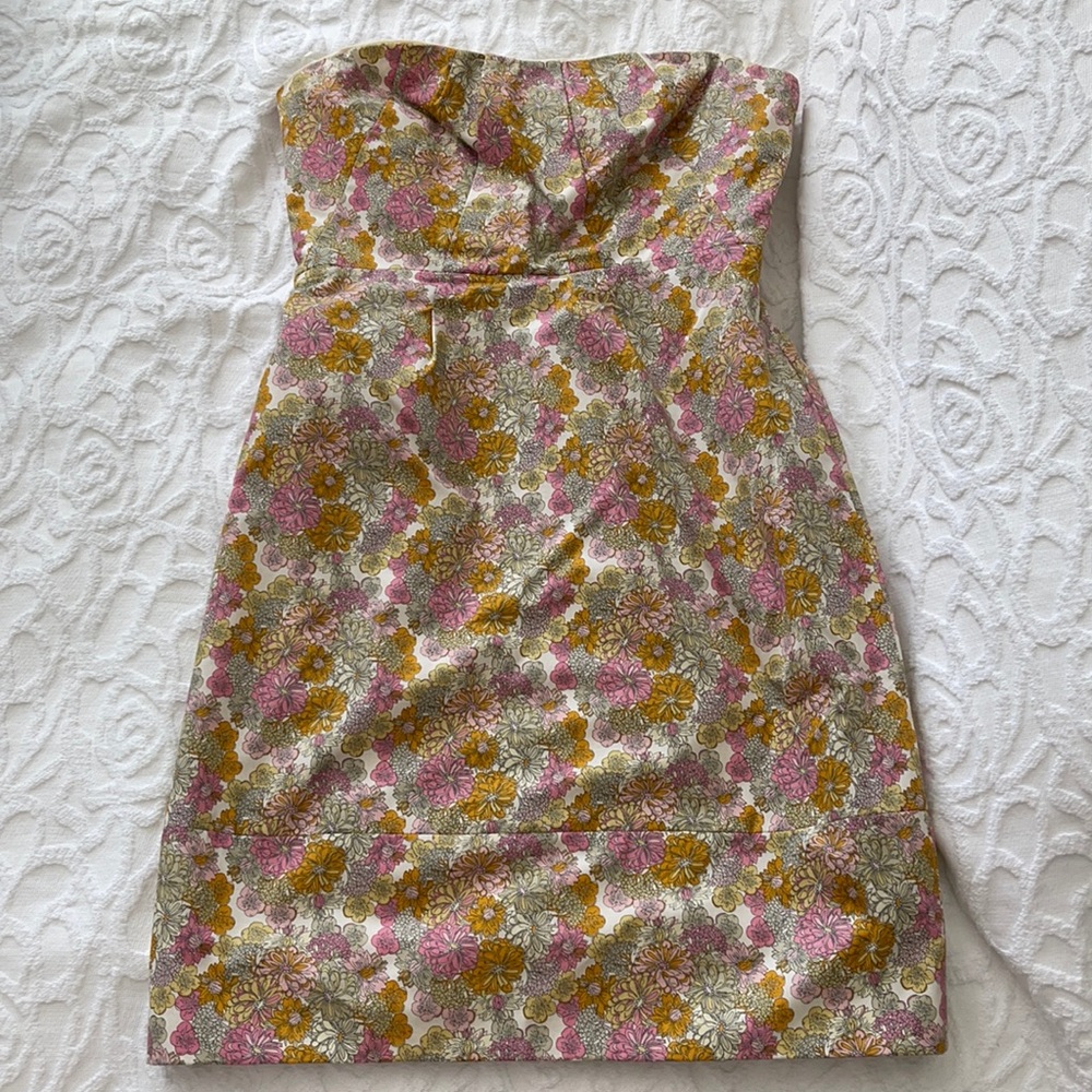 J. Crew strapless classy dress w pockets